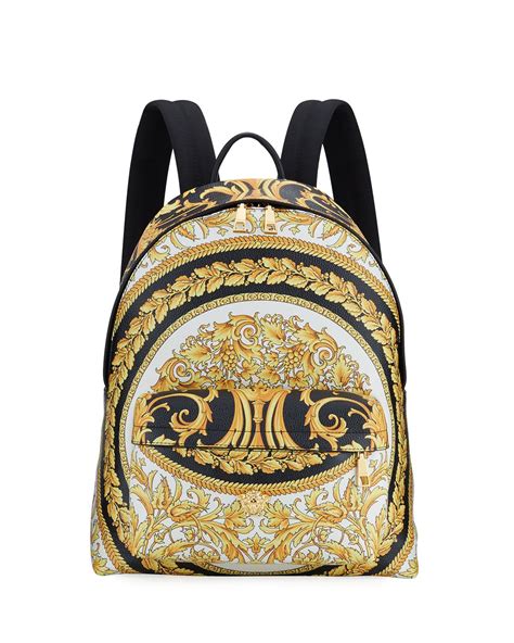 versace orange backpack|Versace backpack gift with purchase.